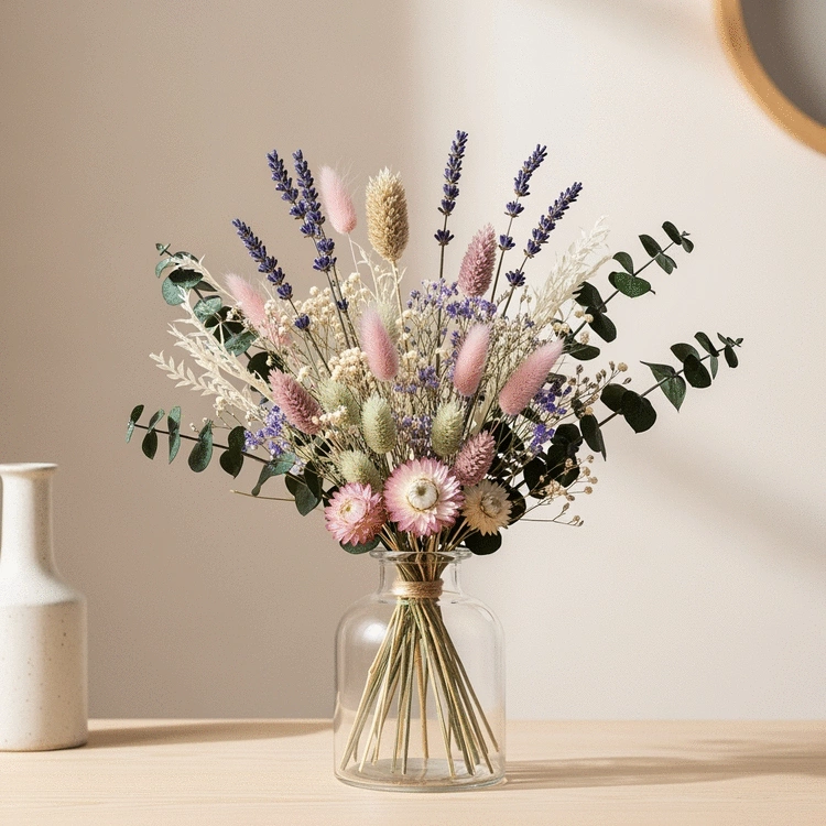 creative dried flower arrangement ideas for home decor