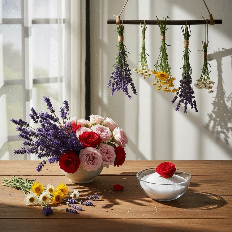best methods for drying flowers at home